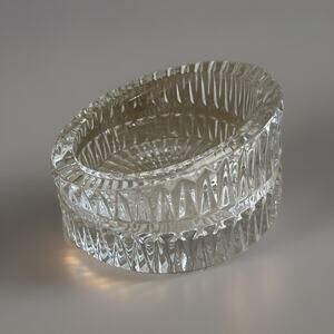 Vintage Oneida Crystal Decanter Holder 1960s Germany Bottle Holder Barware Gift